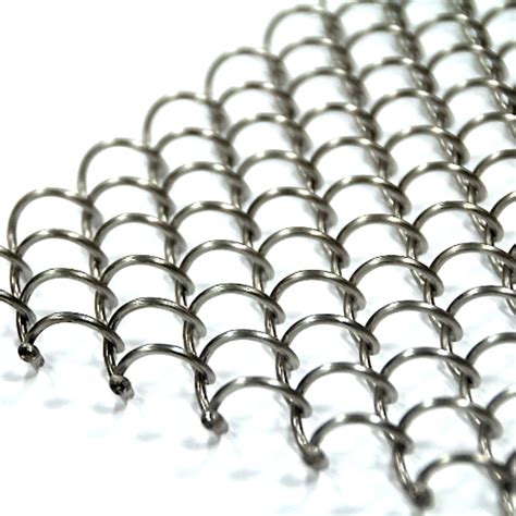 decorative metal fabric|coiled wire fabric.